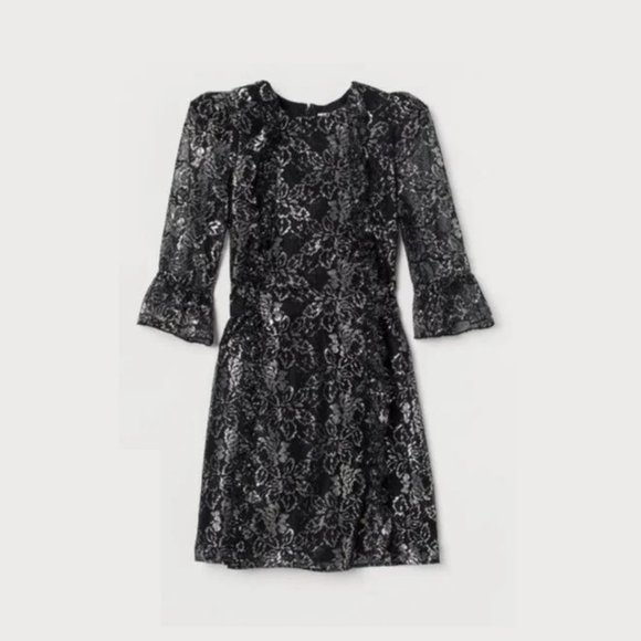The Vampire's Wife x H&M Metallic Mini Dress, XS - Picture 1 of 5